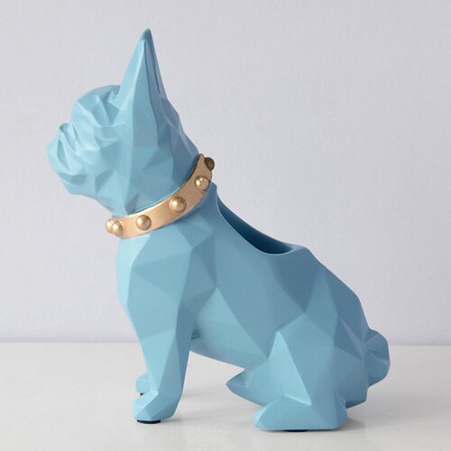 Dog Pen holder Resin Figurine