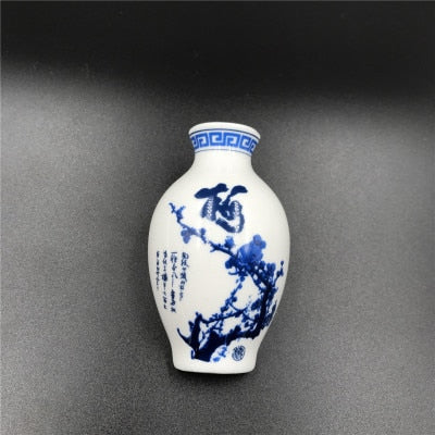 Retro Chinese Blue and White Porcelain Vase Refrigerator Magnet