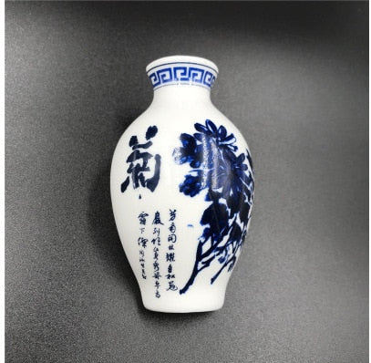 Retro Chinese Blue and White Porcelain Vase Refrigerator Magnet
