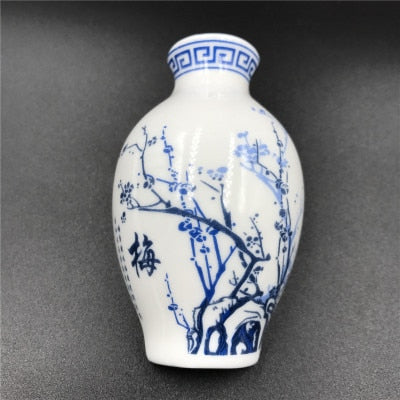 Retro Chinese Blue and White Porcelain Vase Refrigerator Magnet