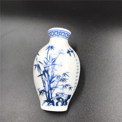 Retro Chinese Blue and White Porcelain Vase Refrigerator Magnet