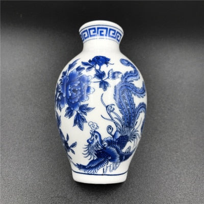 Retro Chinese Blue and White Porcelain Vase Refrigerator Magnet
