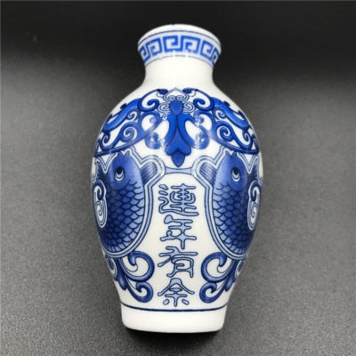 Retro Chinese Blue and White Porcelain Vase Refrigerator Magnet