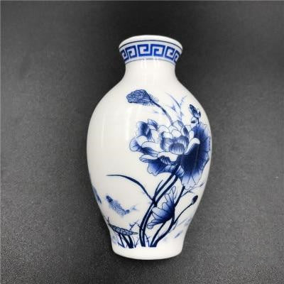 Retro Chinese Blue and White Porcelain Vase Refrigerator Magnet
