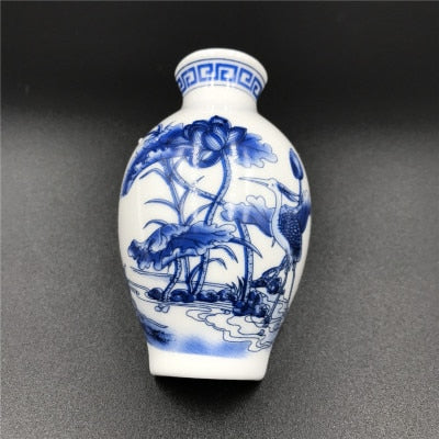 Retro Chinese Blue and White Porcelain Vase Refrigerator Magnet