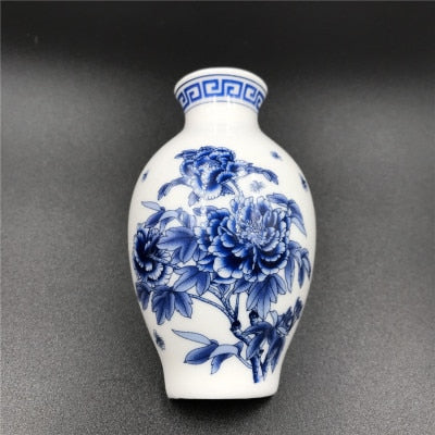 Retro Chinese Blue and White Porcelain Vase Refrigerator Magnet