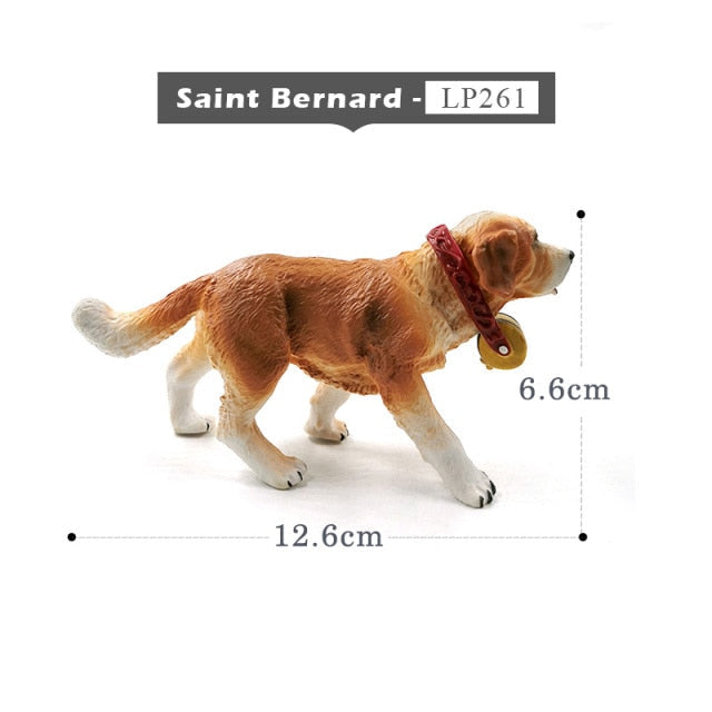 New Pomeranian Whippet Schnauzer Wolf Dog figurine