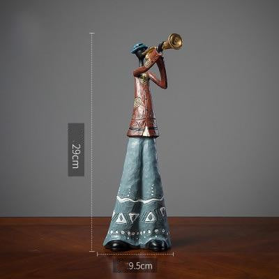 Jazz Street Band Wine Cabinet Figurine Ornaments