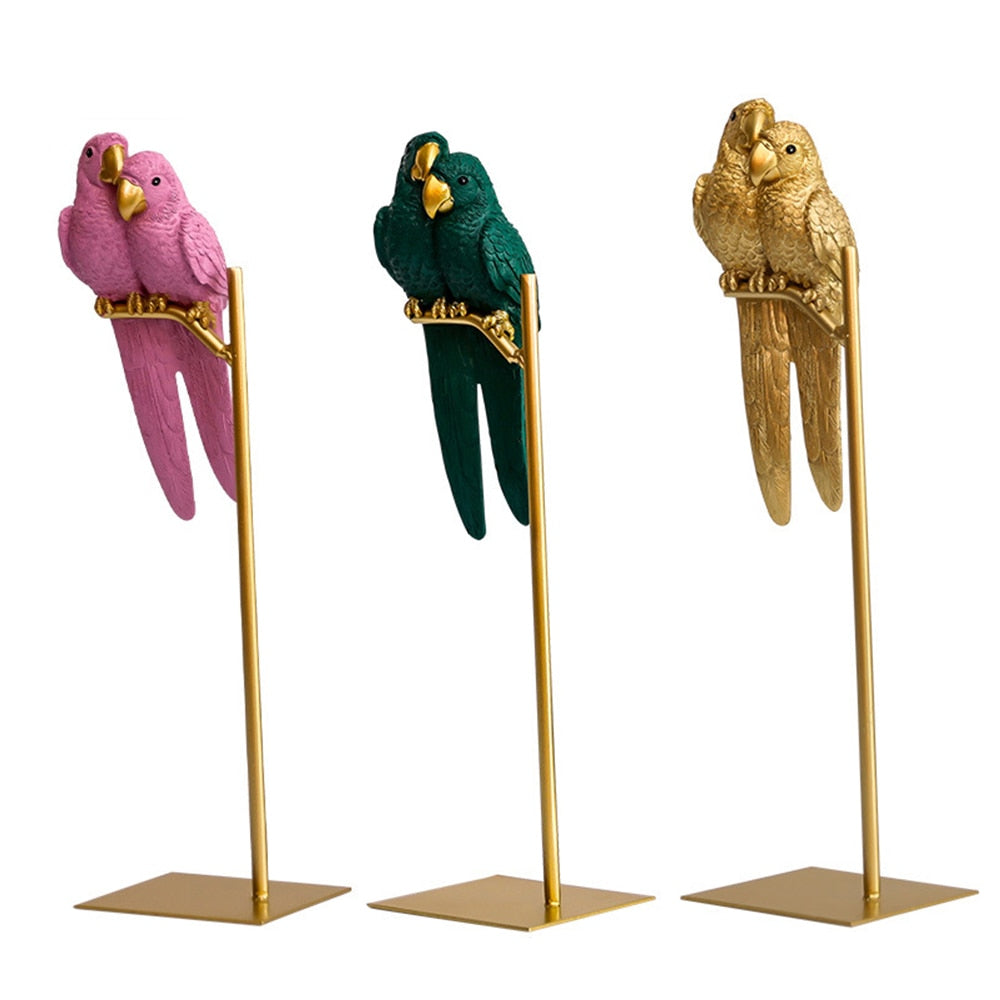 Nordic Creative Simulated Parrot Ornaments