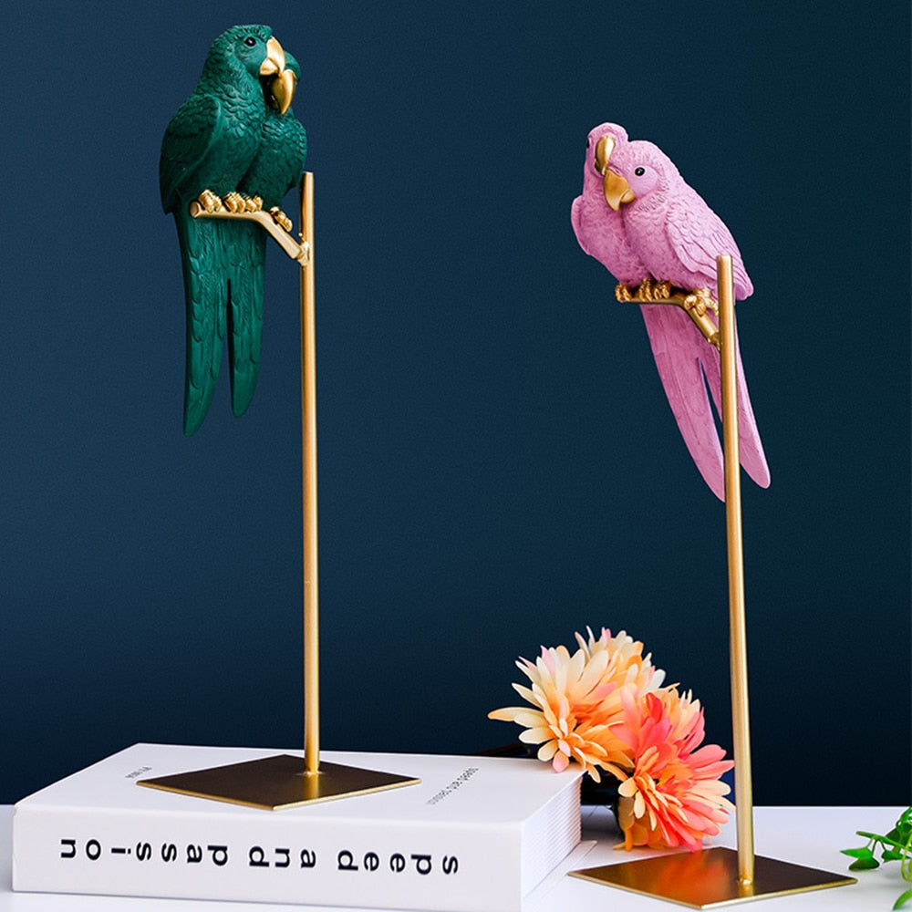Nordic Creative Simulated Parrot Ornaments