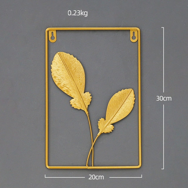 Leaf Shape Wall Hanging Home Decor Accessories