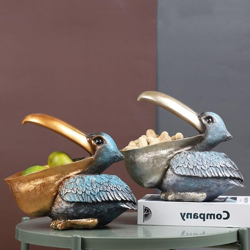 Pelicans Figurine Storage Container
