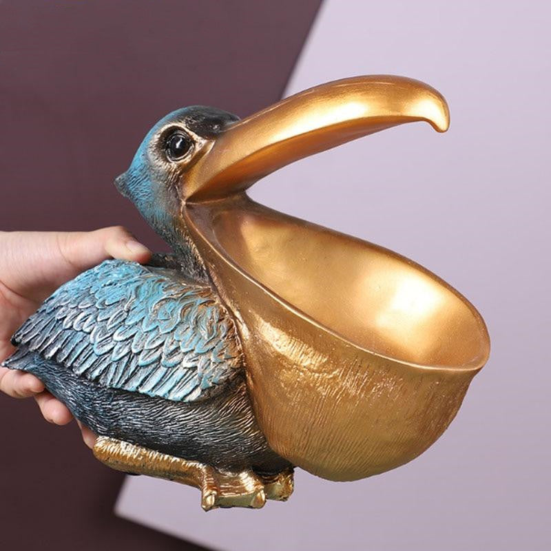 Pelicans Figurine Storage Container
