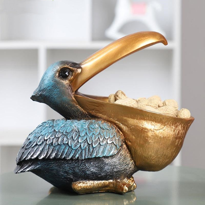 Pelicans Figurine Storage Container