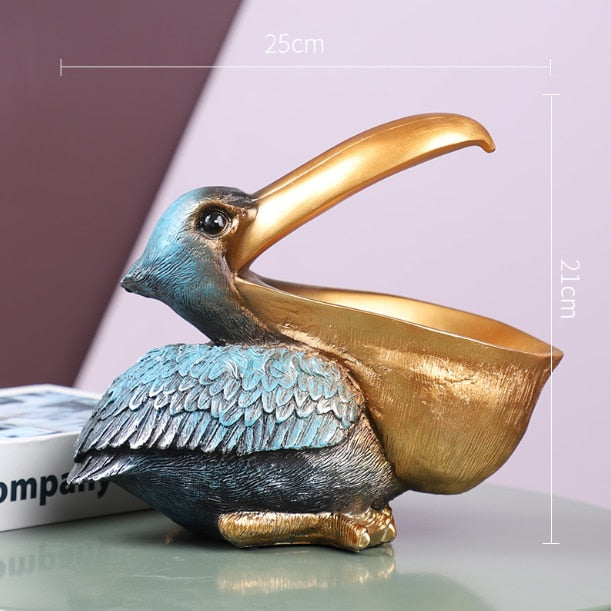 Pelicans Figurine Storage Container