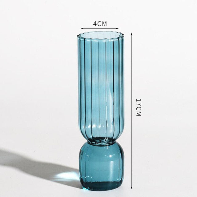 Modern Art Glass Vase For Hydroponic Plants
