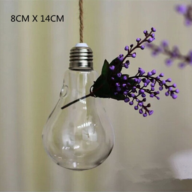 Hanging Lamp Hydroponic plants Glass Vase