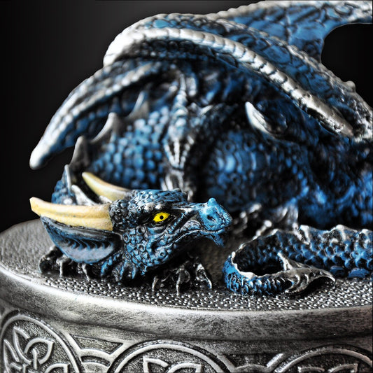 Treasure Guarding Dragon Statue Piggy Bank Gift