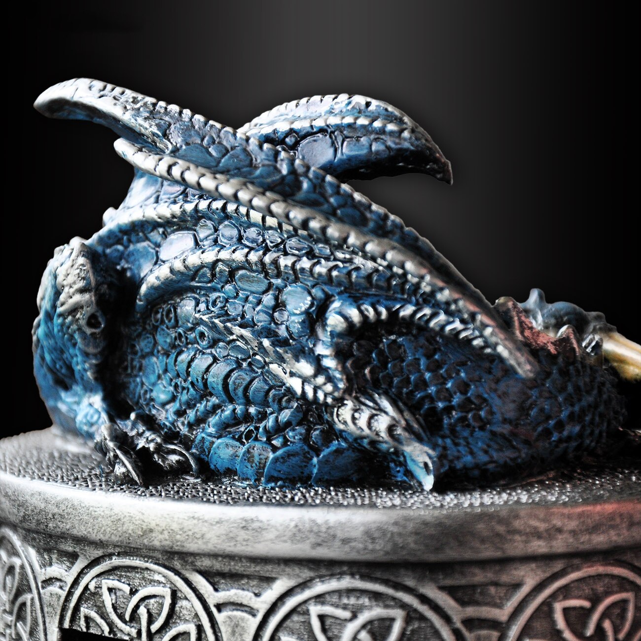 Treasure Guarding Dragon Statue Piggy Bank Gift