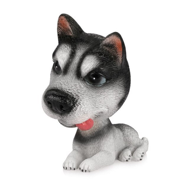 Resin Shaking Head Dog Doll For Car Dashboard Decor