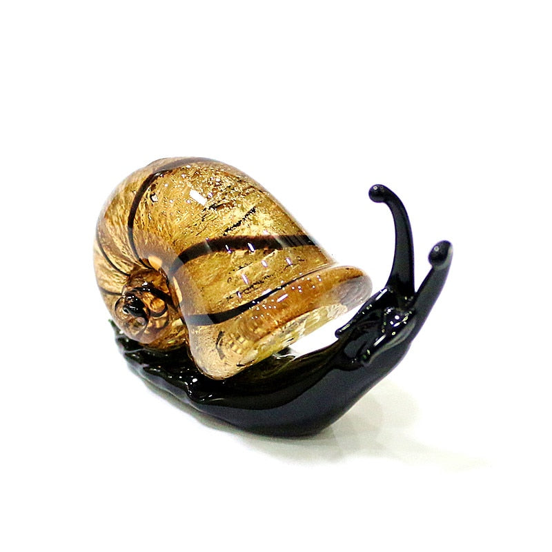 Murano Glass Snail Figurines