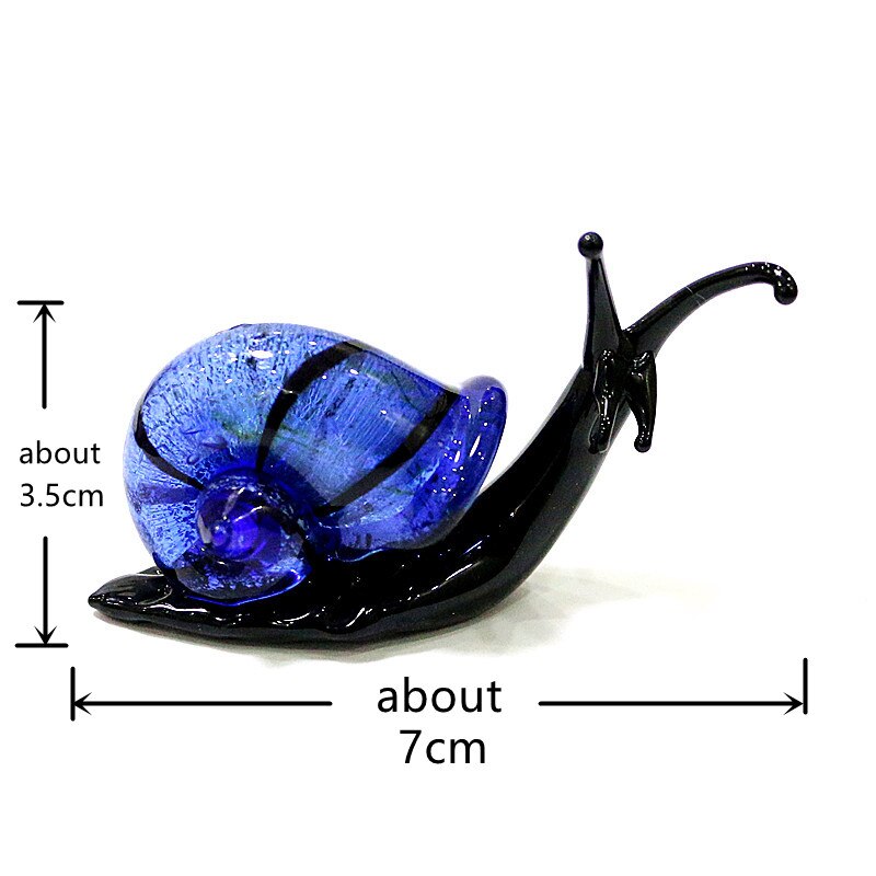 Murano Glass Snail Figurines