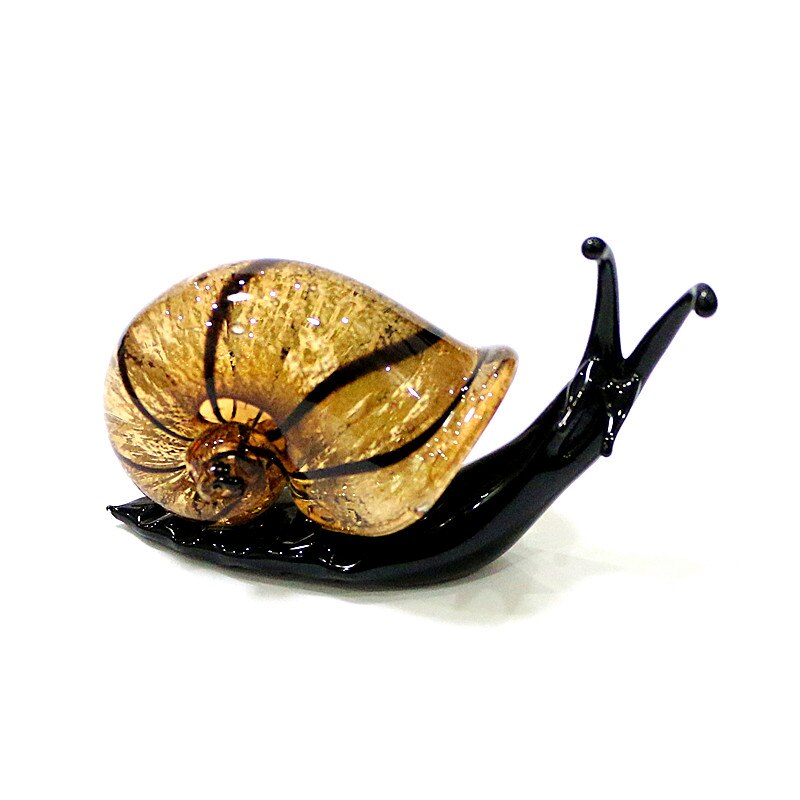 Murano Glass Snail Figurines