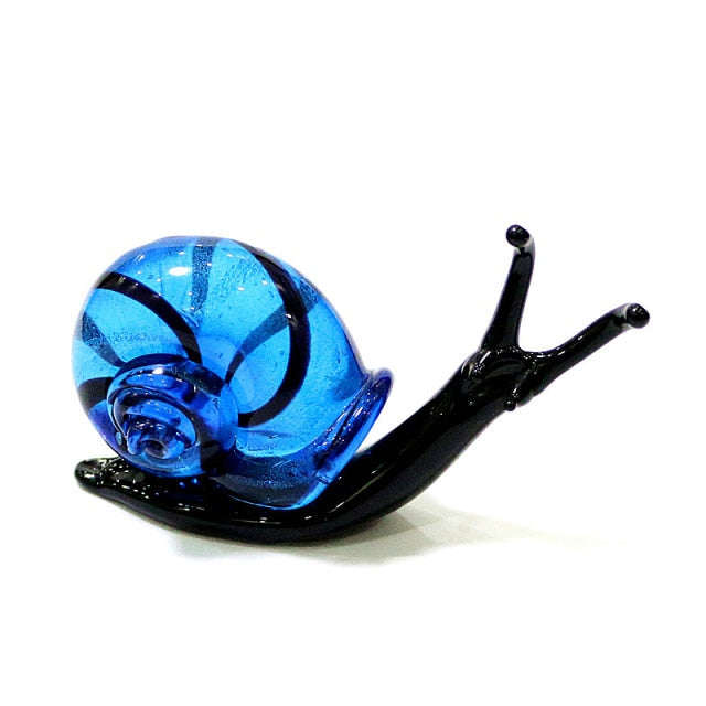 Murano Glass Snail Figurines