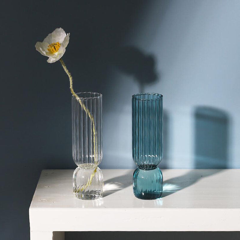 Modern Art Glass Vase For Hydroponic Plants