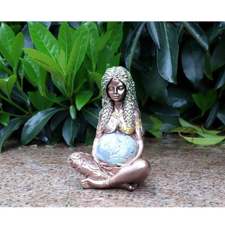 Surrealist Gaia Earth Goddess Sculpture