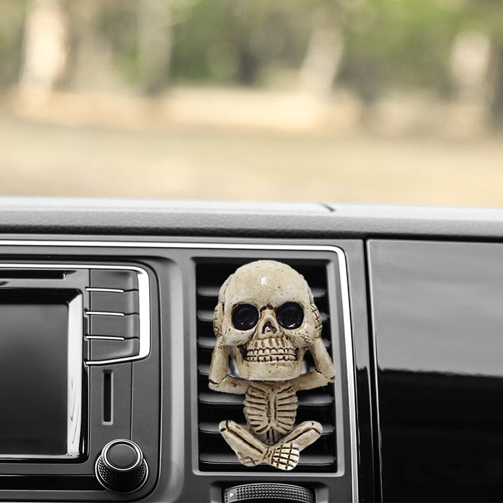 Punk Skull Car Decor Aromatherapy Diffuser Set