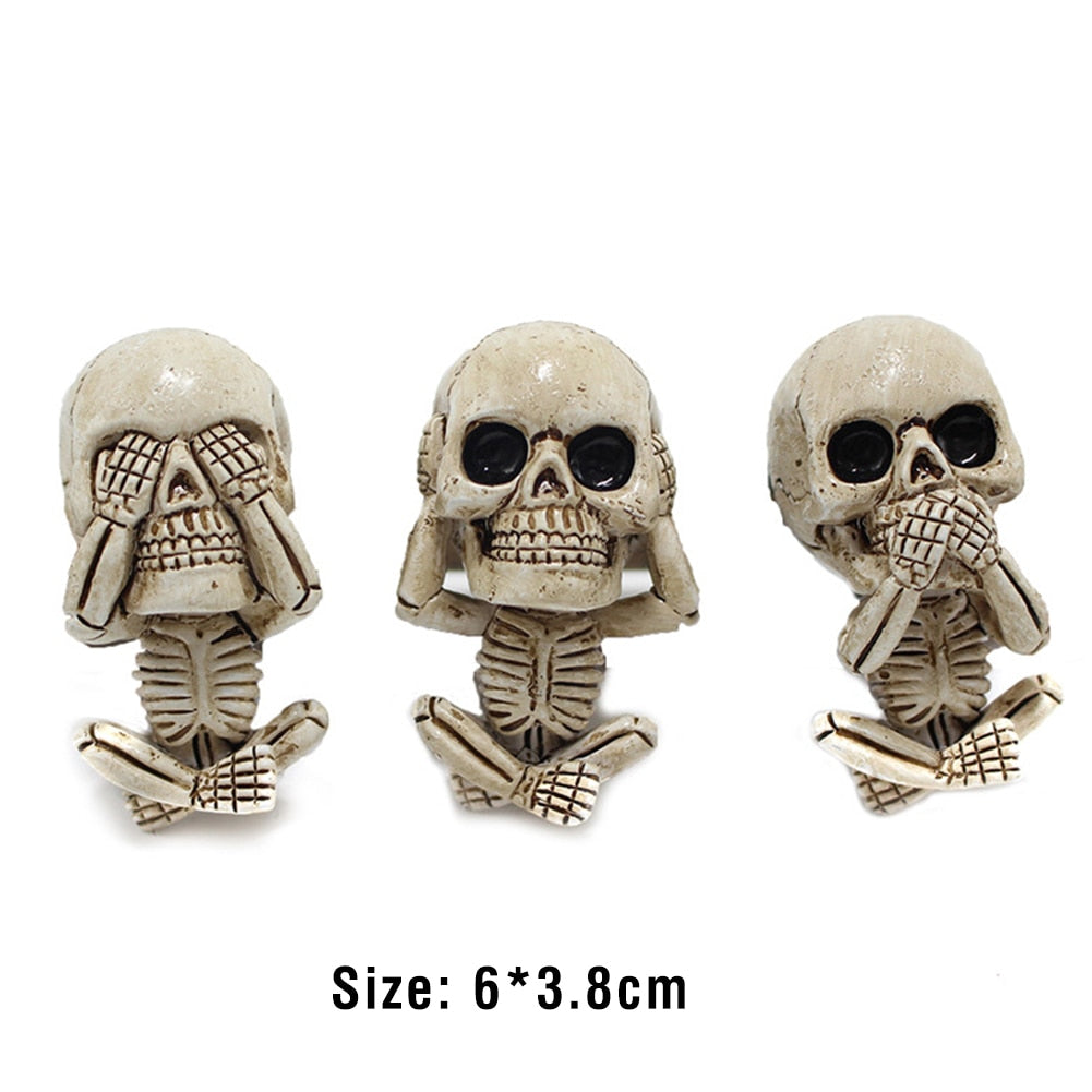 Punk Skull Car Decor Aromatherapy Diffuser Set