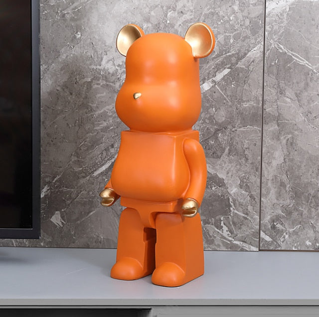 Multifunction Desktop Storage Bear Sculpture Piggy Bank