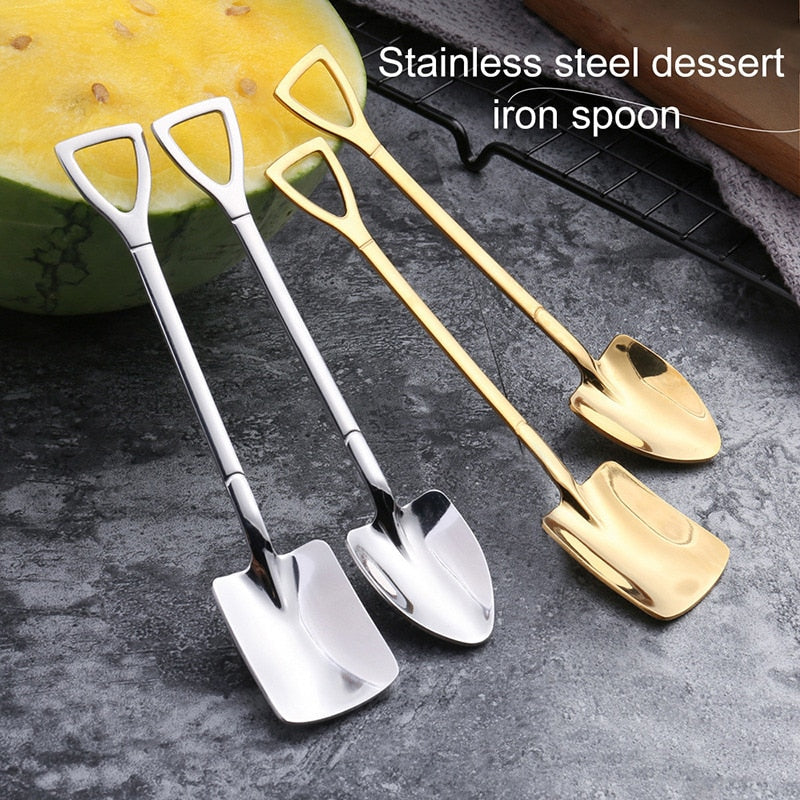 Stainless Steel Shovel-shaped Spoon