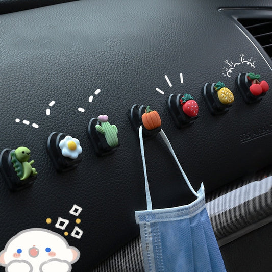 Tiny Animal/Fruit Car Hooks