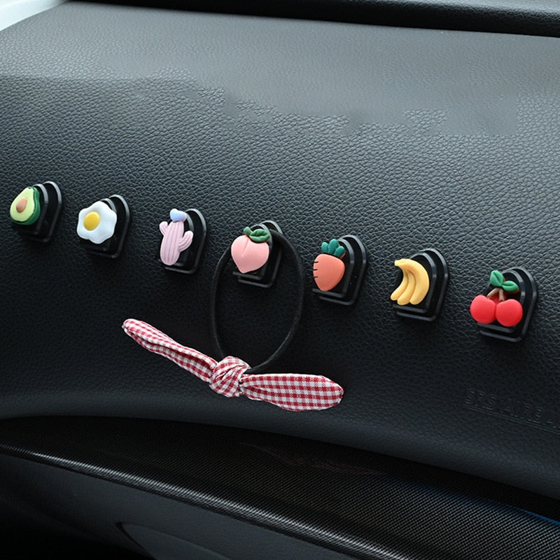 Tiny Animal/Fruit Car Hooks