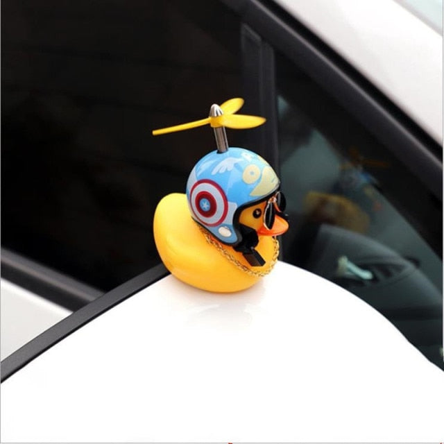 Small Cartoon Duck for Car Dashboard Decor