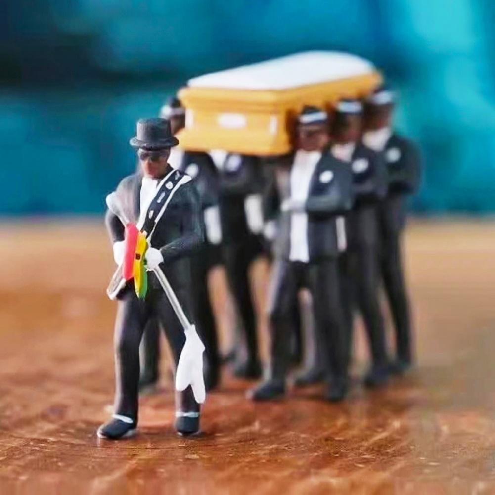 Ghana Dancing Pallbearers Figurine