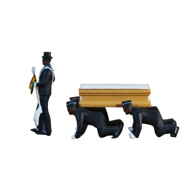 Ghana Dancing Pallbearers Figurine