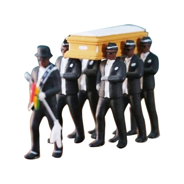 Ghana Dancing Pallbearers Figurine