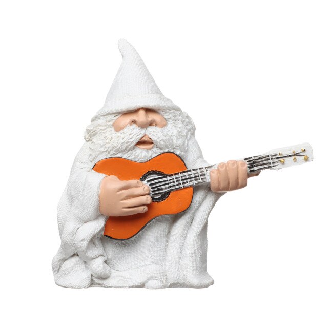 Garden Christmas Snowman Gnome Resin Statue