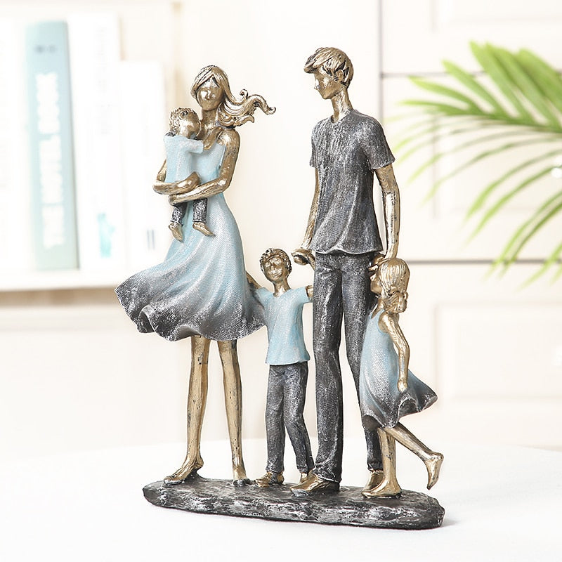 Handmade Family Statue Ornaments