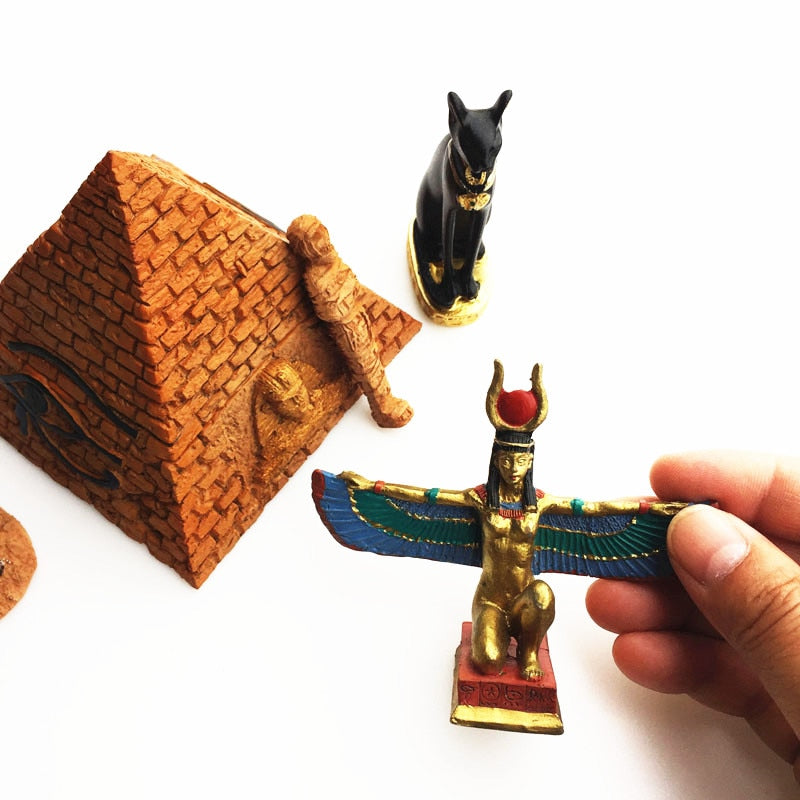 Egypt 3D Pharaoh & Pyramid Handicraft Ornaments