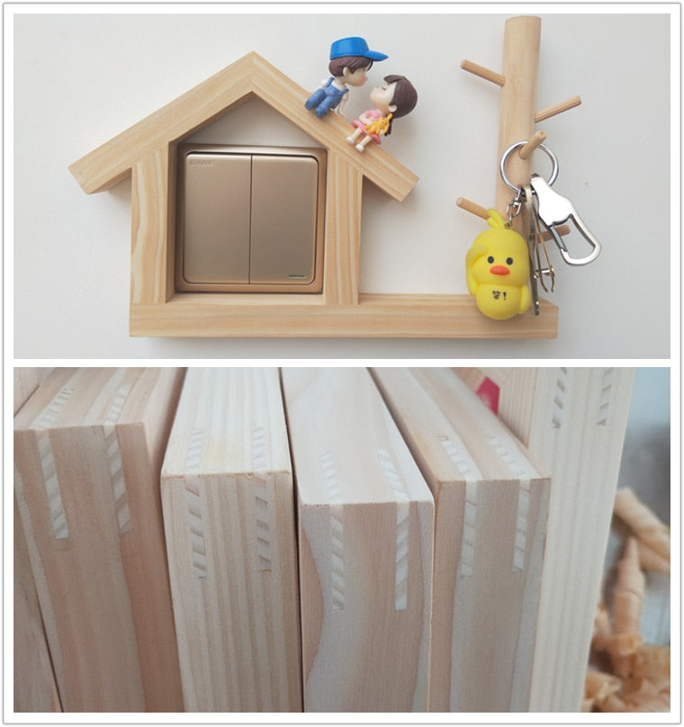 Handmade Switch Socket Panel Cabin Decoration Frame