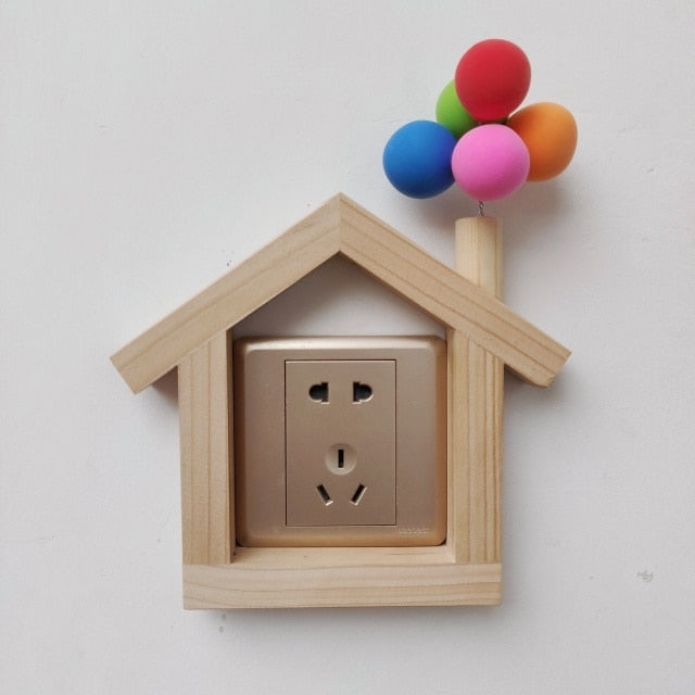 Handmade Switch Socket Panel Cabin Decoration Frame