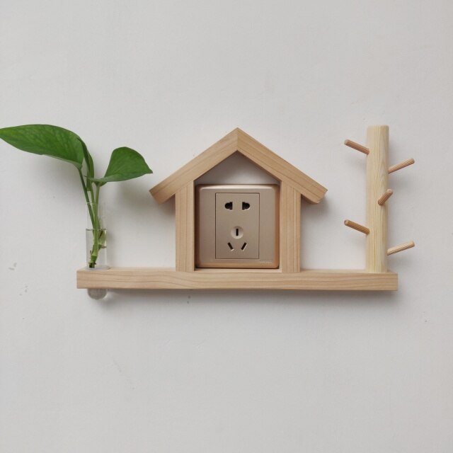 Handmade Switch Socket Panel Cabin Decoration Frame