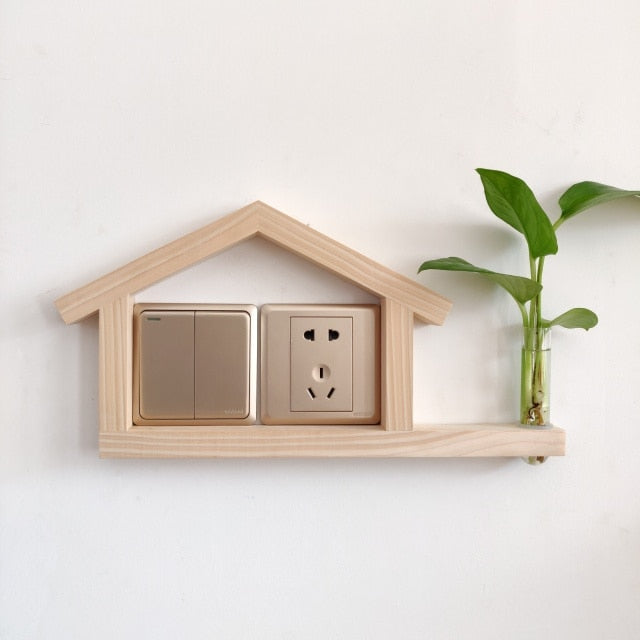 Handmade Switch Socket Panel Cabin Decoration Frame