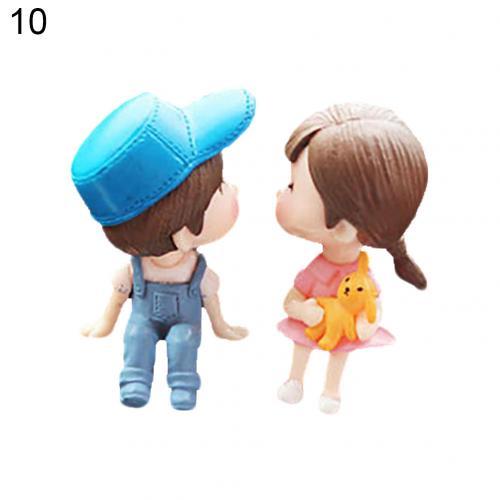 Romantic Couple Dolls for Car Dashboard