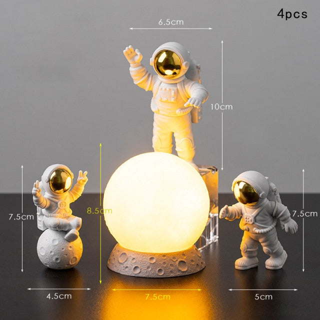 Romantic Moon Astronauts Home Decor Gift