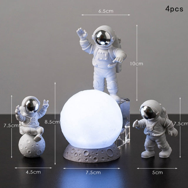 Romantic Moon Astronauts Home Decor Gift